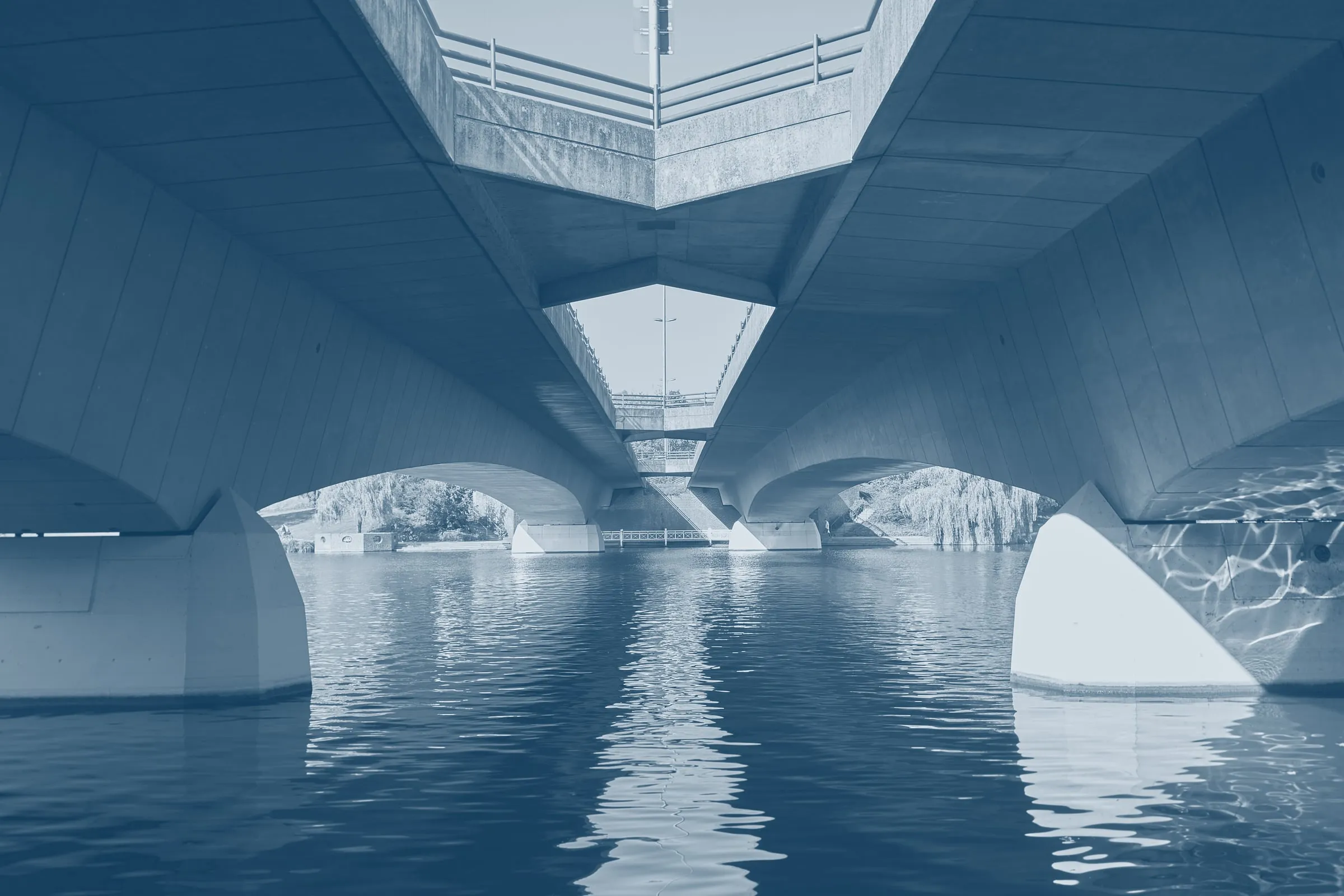 Die Torminbrücke am Aasee in Münster